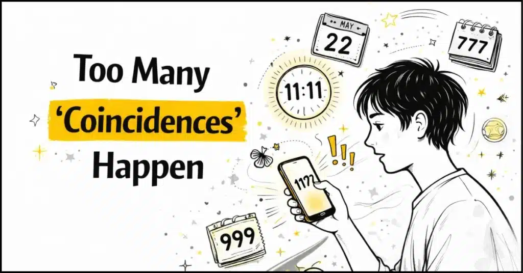 5. Too many “coincidences” happen