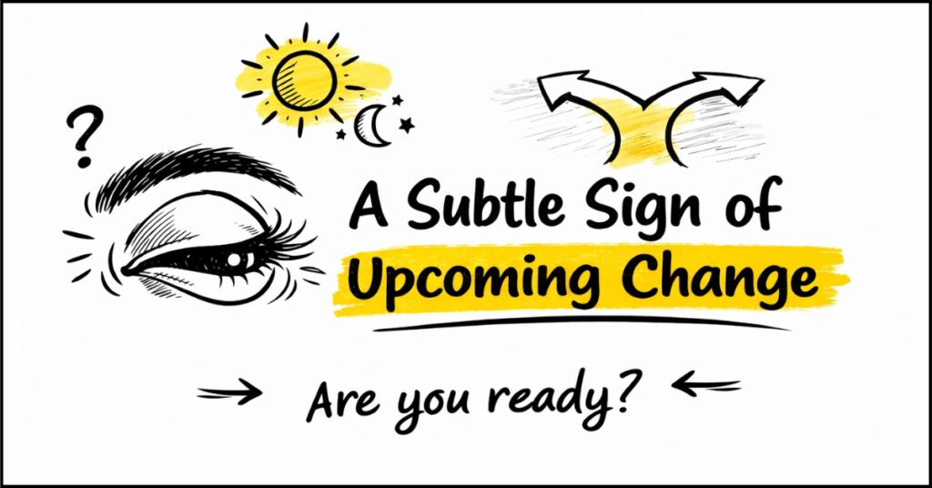 A Subtle Sign of Upcoming Change