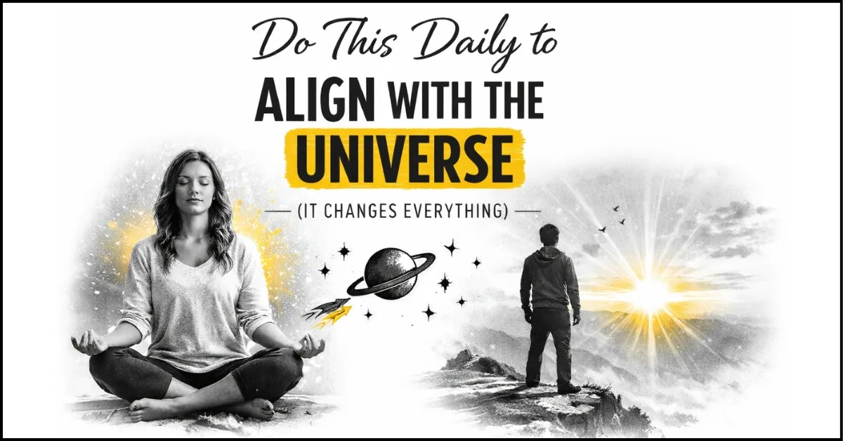 Do This Daily to Align with the Universe (It Changes Everything)