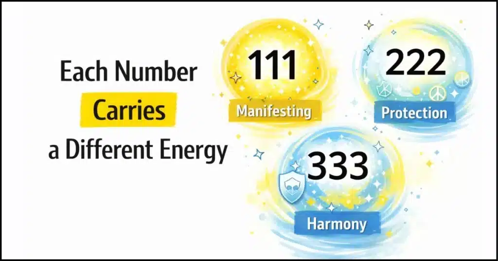 Each Number Carries a Different Energy