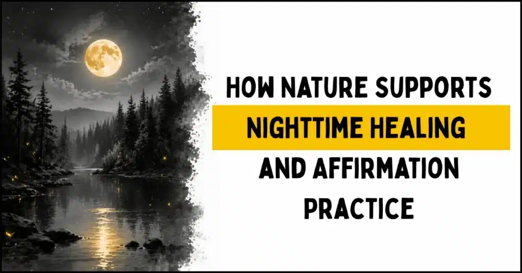 How Nature Supports Nighttime Healing and Affirmation Practice