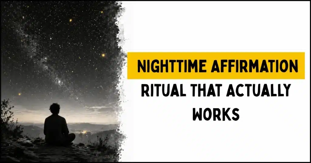 How to Create a Nighttime Affirmation Ritual That Actually Works