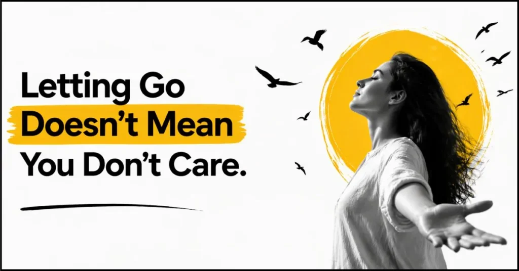 Letting Go Doesn’t Mean You Don’t Care