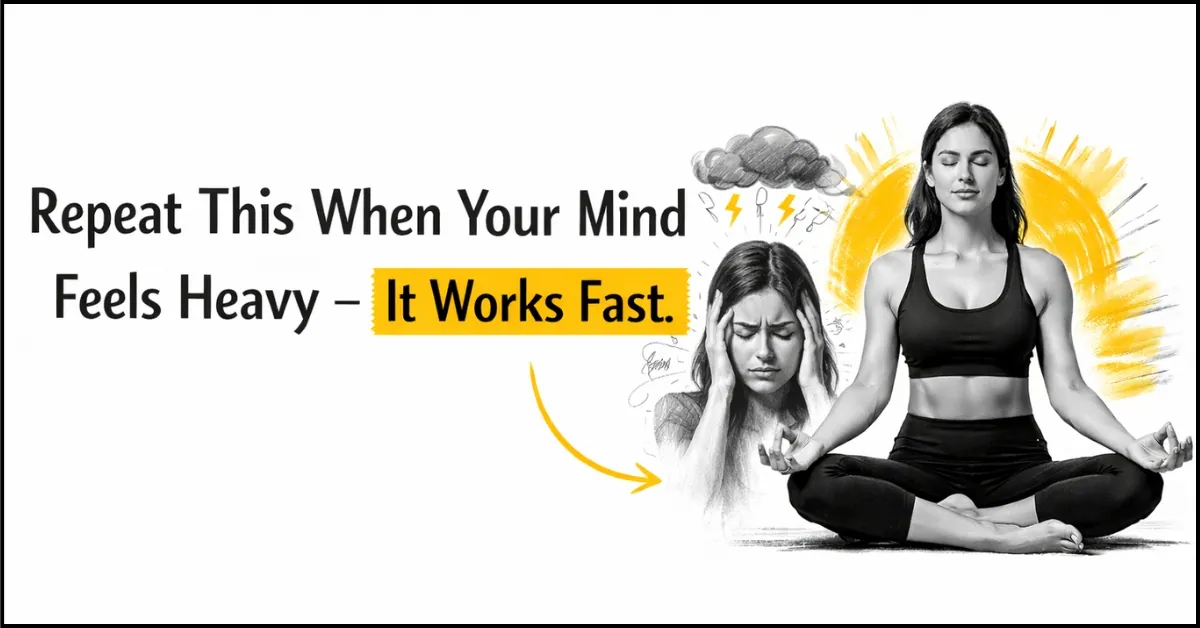 Repeat This When Your Mind Feels Heavy – It Works Fast