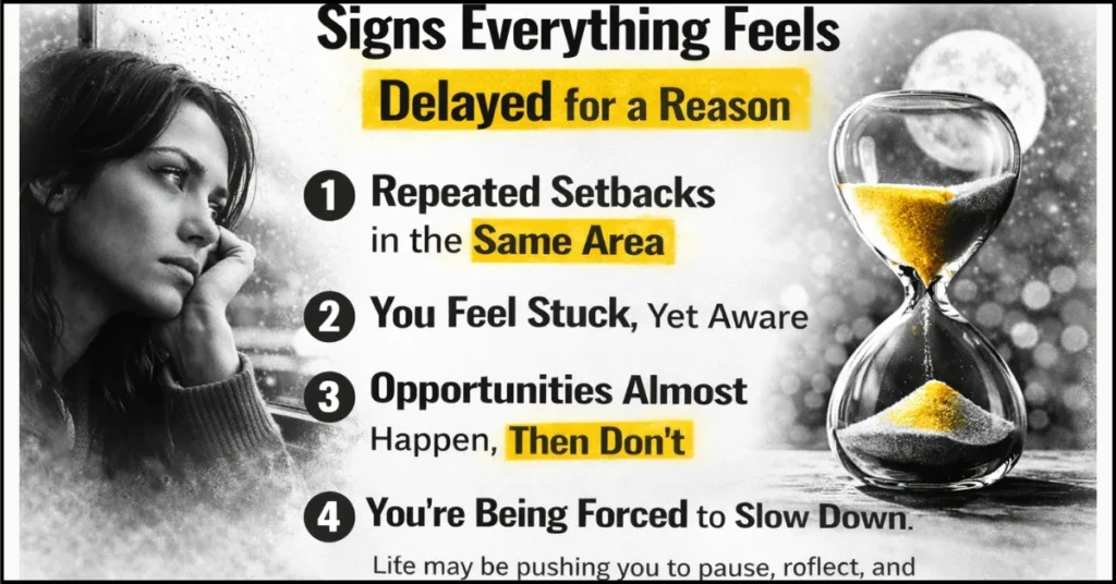 Signs Everything Feels Delayed for a Reason
