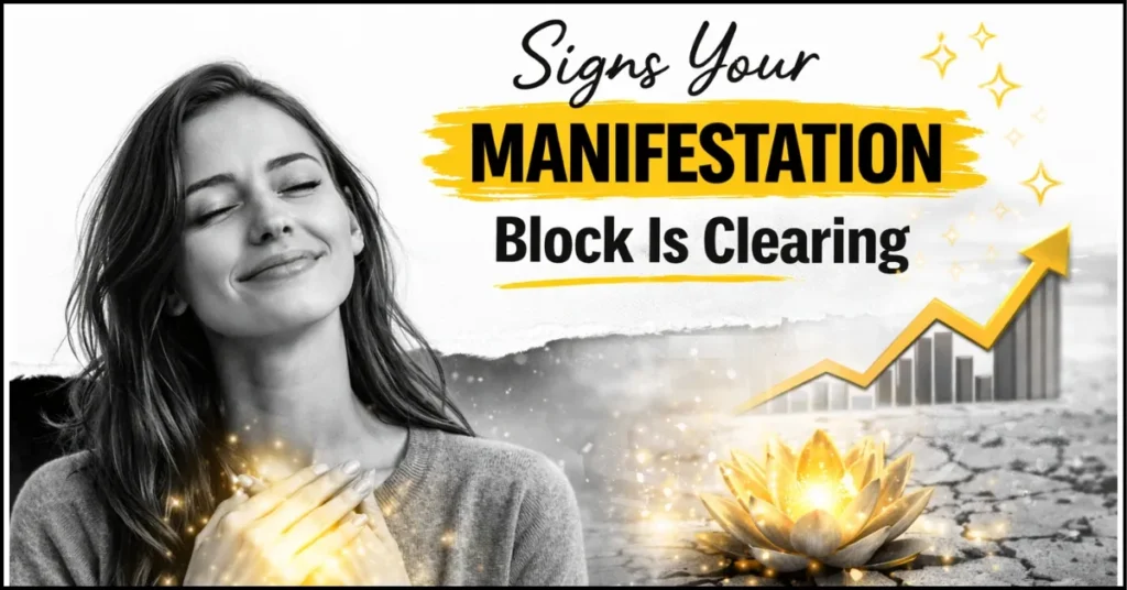 Signs Your Manifestation Block Is Clearing