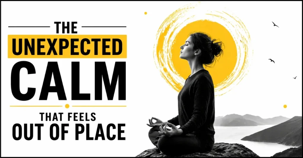 The Unexpected Calm That Feels Out of Place