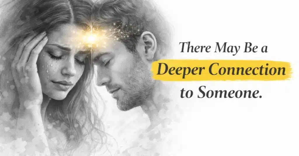 There May Be a Deeper Connection to Someone