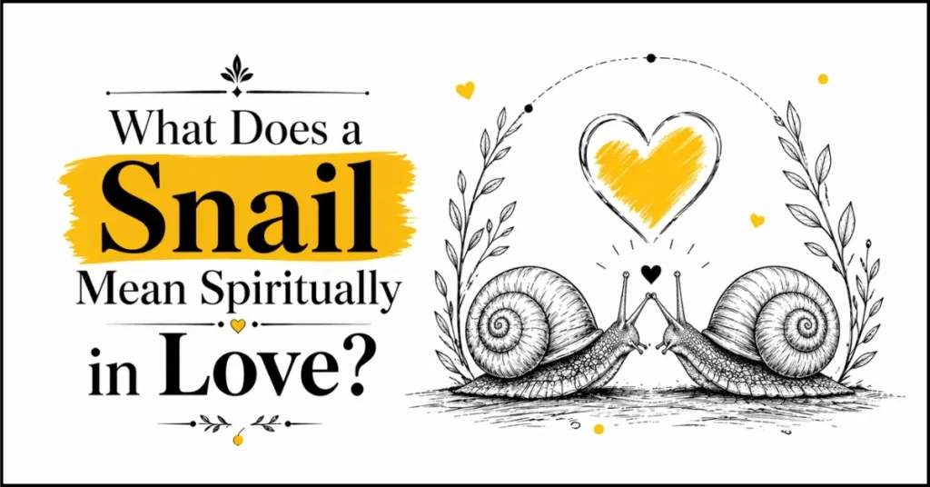 What Does a Snail Mean Spiritually in Love