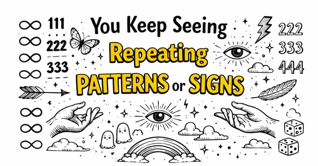 You Keep Seeing Repeating Patterns or Signs