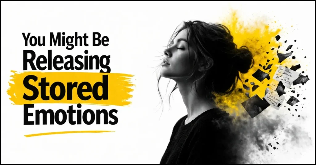 You Might Be Releasing Stored Emotions