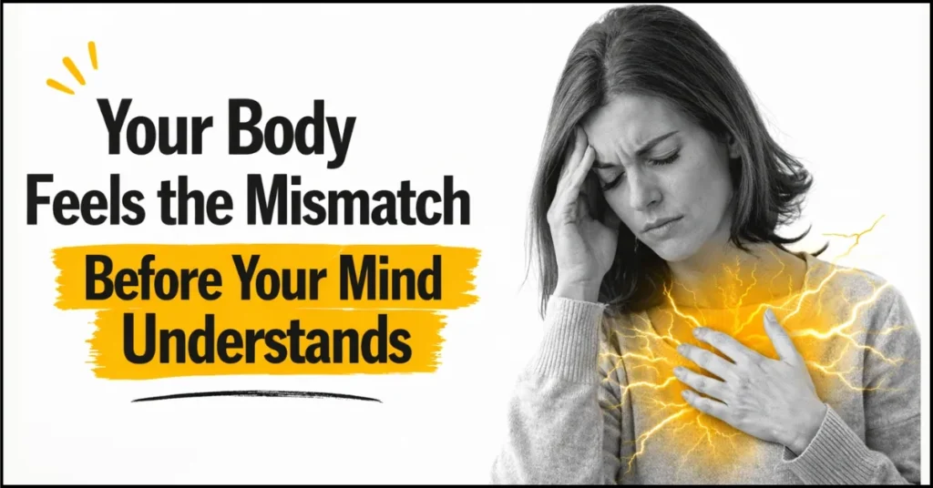 Your Body Feels the Mismatch Before Your Mind Understands