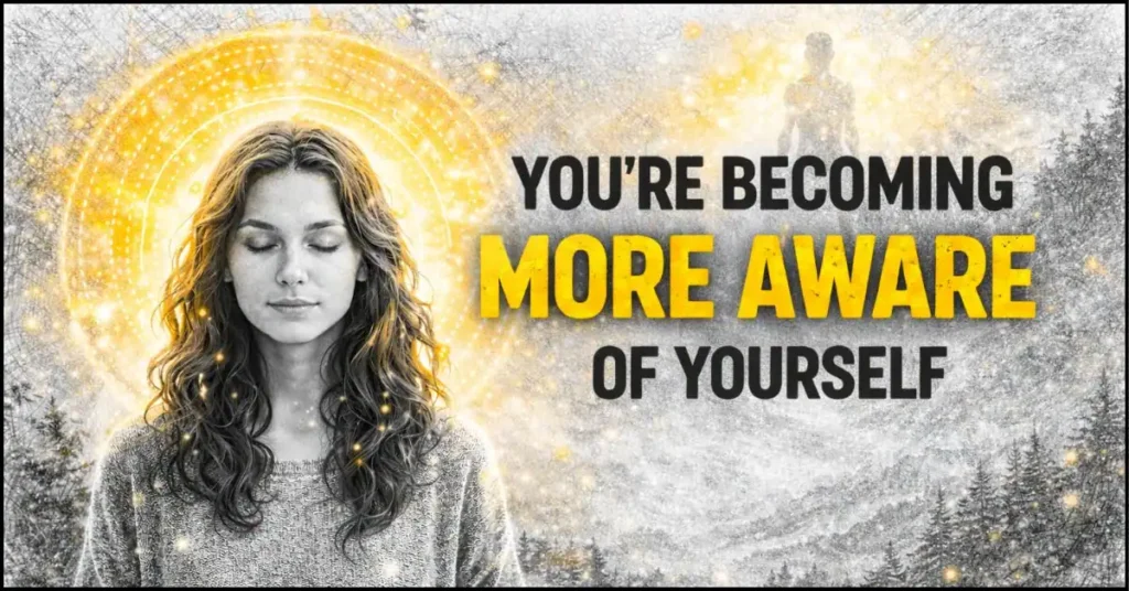 You’re Becoming More Aware of Yourself