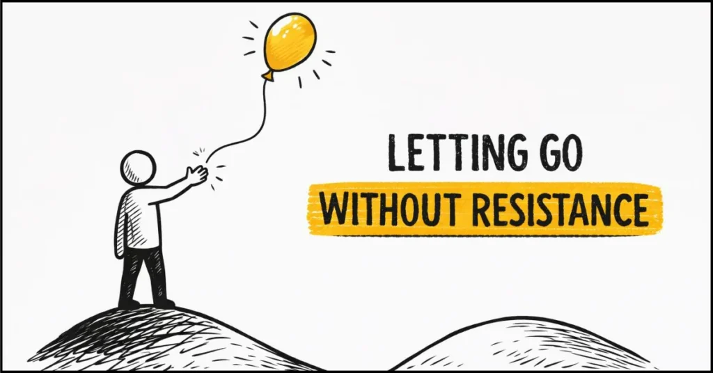 You’re Letting Go Without Resistance