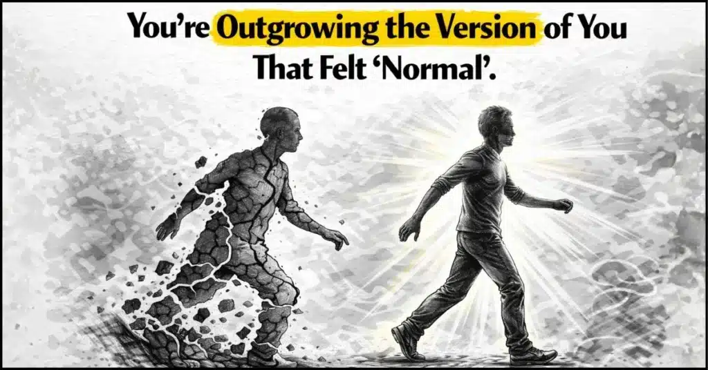 You’re Outgrowing the Version of You That Felt “Normal”