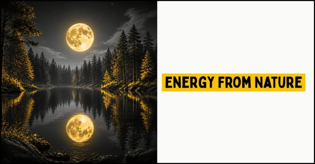 Full moon reflection representing spiritual energy shift and intuition"