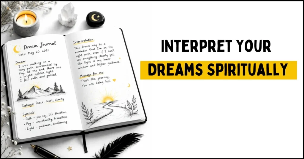 dream journal for spiritual dream interpretation