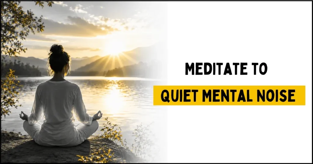 Meditate to Quiet Mental Noise