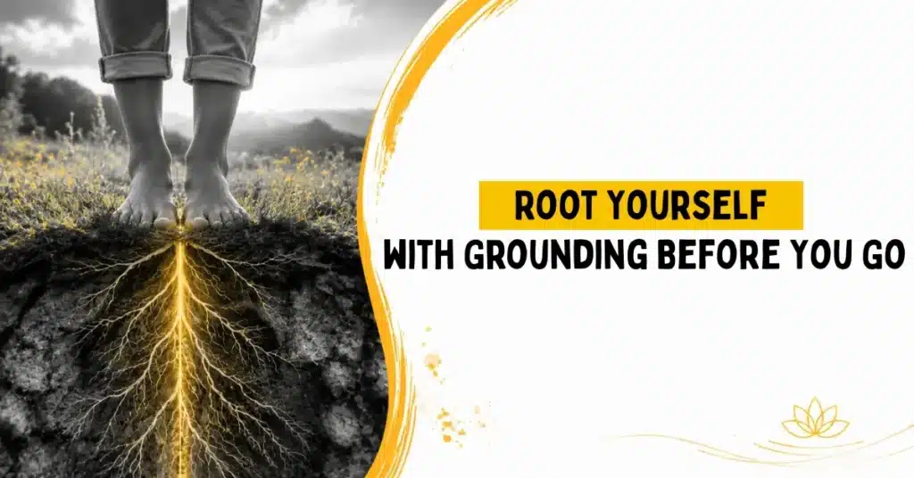 Grounding technique for empath energy protection in nature"