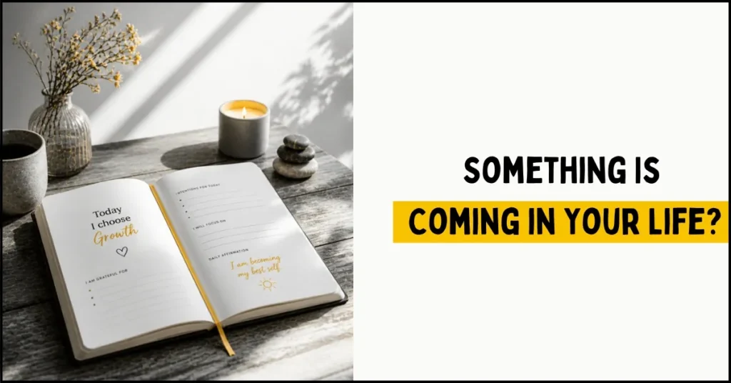 Manifestation journaling to process the feeling something big is coming