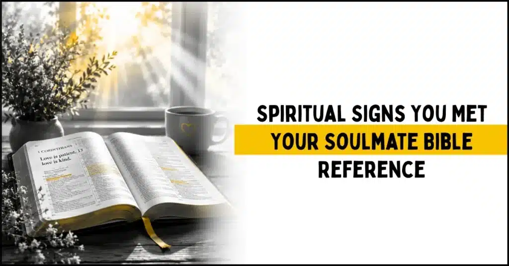 Spiritual Signs You Met Your Soulmate Bible Reference
