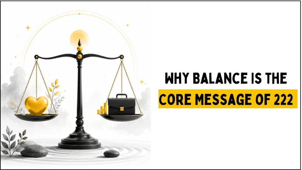 Meaning of 222 Angel Number: The Ultimate Guide to Its Spiritual Message 2 Why Balance Is the Core Message of 222